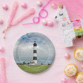OBX-vuurtoren Papieren Bordje (Feest)