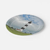 OBX-vuurtoren Papieren Bordje (Gekanteld)