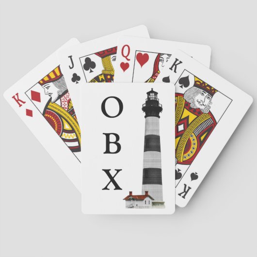 OBX-vuurtoren Pokerkaarten (Achterkant)