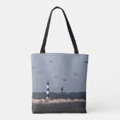 OBX-vuurtoren Tote Bag (Achterkant)