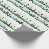 OBX VUURTORENS INPAPPAPER CADEAUPAPIER (Hoek)