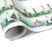OBX VUURTORENS INPAPPAPER CADEAUPAPIER (Rol Hoek)