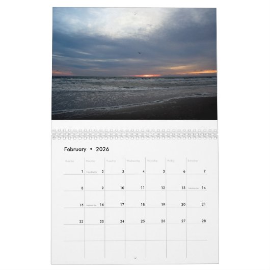 OBX Zon en Zand Kalender (Feb 2026)