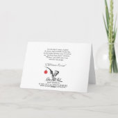 OBXmas Fence Card Feestdagen Kaart (Achterkant)