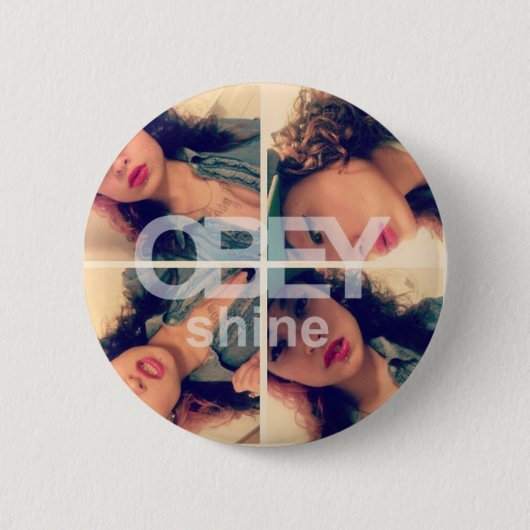 OBYLEN: Shine Ronde Button 5,7 Cm (Voorkant)