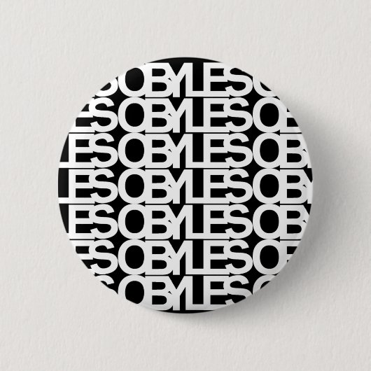 OBYLES Pin Ronde Button 5,7 Cm (Voorkant)