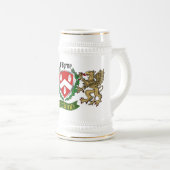 O'Byrne / Byrne Irish Shield Beer Stein Bierpul (Voorkant rechts)