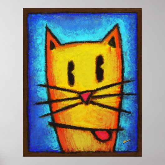 OC de kat Poster (Voorkant)