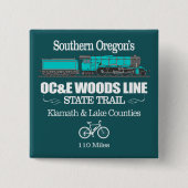 OC&E Bossen Line ST (RT2) Vierkante Button 5,1 Cm (Voorkant)