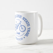 OC&E Bossen Line State Trail (fietsen) Koffiemok (Voorkant rechts)