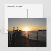 OC gazebo sunset Briefkaart (Voorkant / Achterkant)