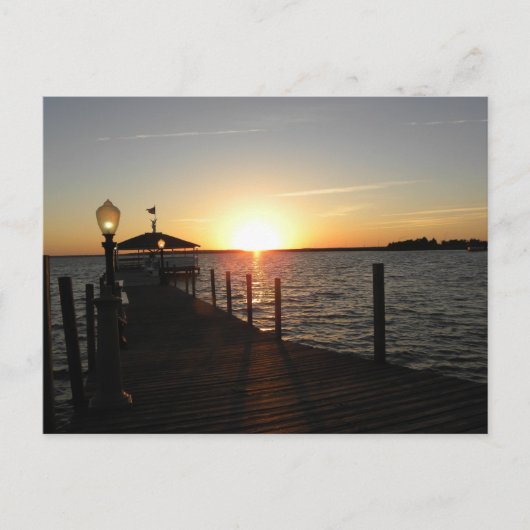OC gazebo sunset Briefkaart (Voorkant)
