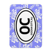 OC Ocean City NJ Magnet Magneet (Verticaal)