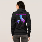 OC OIL SPILL 2021 Unisex Zip Hoodie in Pink Slick (Achterkant volledig)