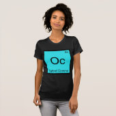Oc - Oxford Komma Grammatica Scheikunde Symbool T-shirt (Voorkant volledig)