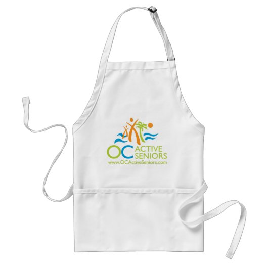 OCActiveSeniors Logo-Apron Standaard Schort (Voorkant)