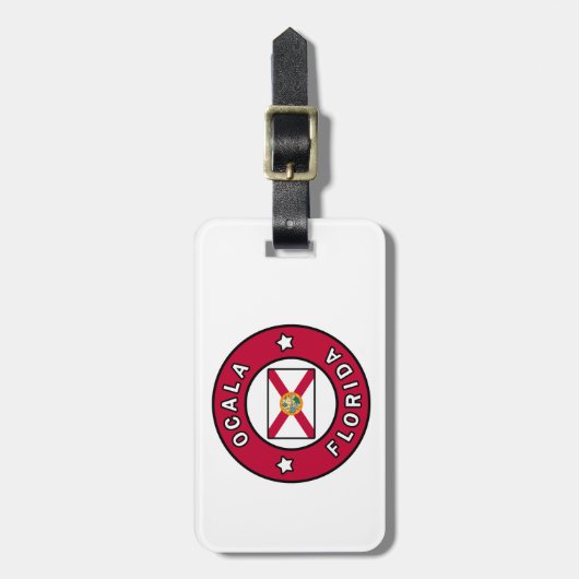 Ocala Florida Bagagelabel (Voorkant verticaal)