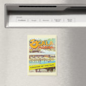  Ocala, Florida Boten en de glimlachende zon Magneet (Insitu (Vaatwasser))