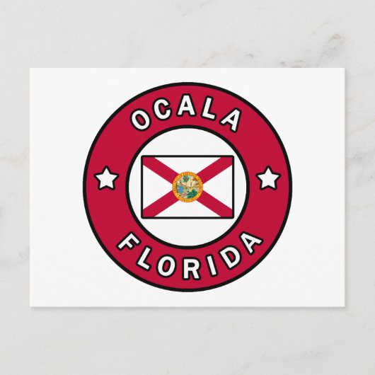 Ocala Florida Briefkaart (Voorkant)