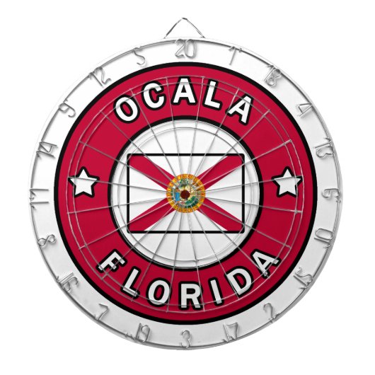 Ocala Florida Dartbord (Voorkant)