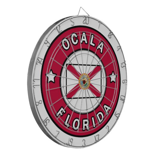 Ocala Florida Dartbord (Voorkant Links)