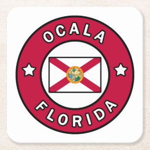 Ocala Florida Kartonnen Onderzetters