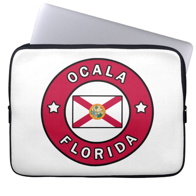 Ocala Florida Laptop Sleeve (Voorkant)