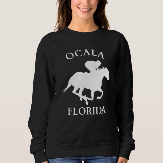 Ocala Florida Paardensport Paard Trui (Voorkant)