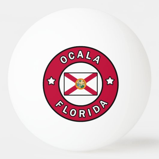 Ocala Florida Pingpongbal (Voorkant)