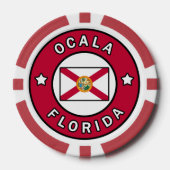 Ocala Florida Poker Chips (Voorkant)