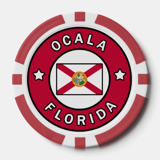 Ocala Florida Poker Chips (Voorkant)