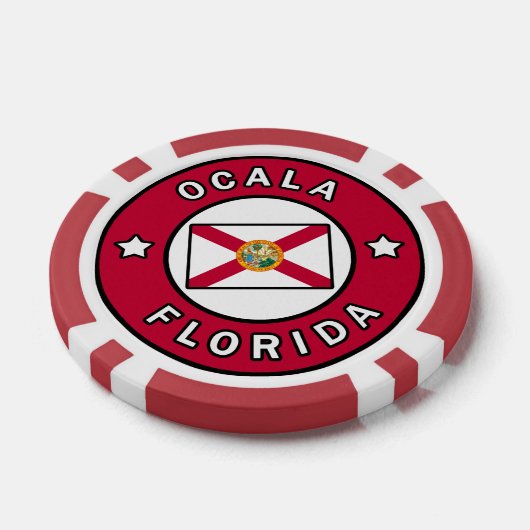 Ocala Florida Poker Chips (Enkel)