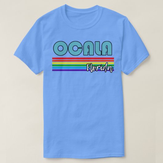 Ocala Florida Pride Ocala LGBT Gift LGBTQ Onderste T-shirt (Design voorkant)