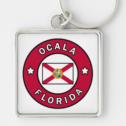 Ocala Florida Sleutelhanger (Voorkant)