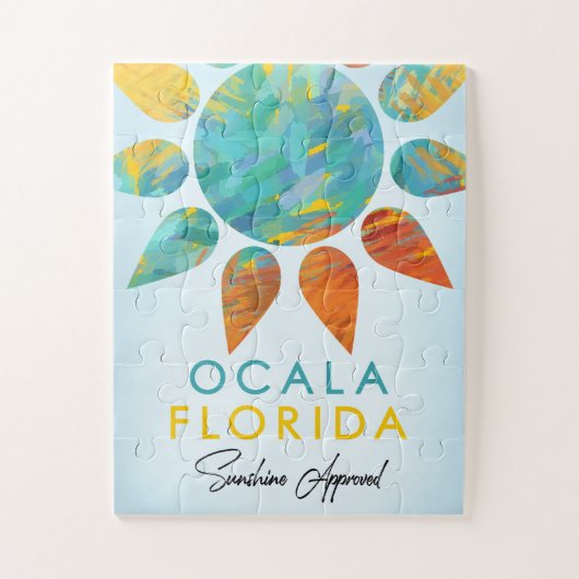 Ocala Florida Sunshine Travel Legpuzzel (Verticaal)