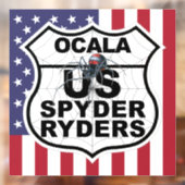 Ocala-hoofdstuk - Decal Vlag & Logo (Vel 2)