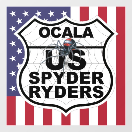Ocala-hoofdstuk - Decal Vlag & Logo (Vel)
