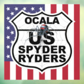 Ocala-hoofdstuk - Decal Vlag & Logo (Vel 3)
