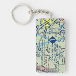 Ocala Int. Luchthavendiagram/taxisdiagram Sleutelhanger