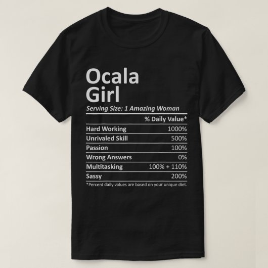 OCALA L FL FLORIDA Funny City Home Roots USA Cadea T-shirt (Design voorkant)