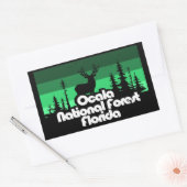 Ocala National Forest Florida Rechthoekige Sticker (Envelop)