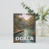 Ocala National Forest Florida Reis Briefkaart (Staand voorkant)
