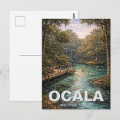 Ocala National Forest Florida Reis Briefkaart (Voorkant / Achterkant)