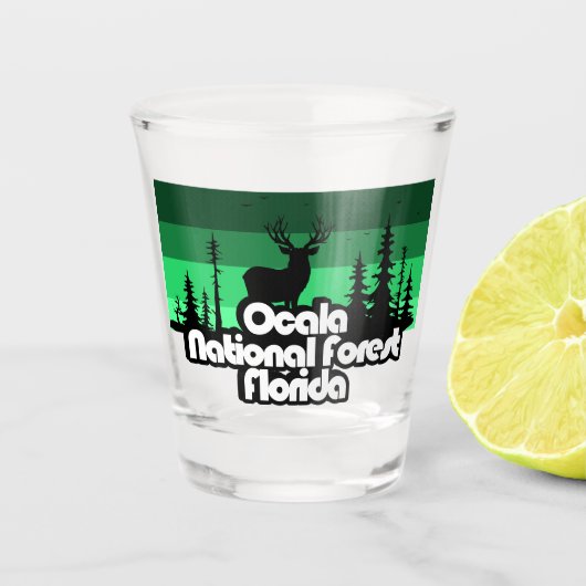 Ocala National Forest Florida Shot Glas (Voorkant)