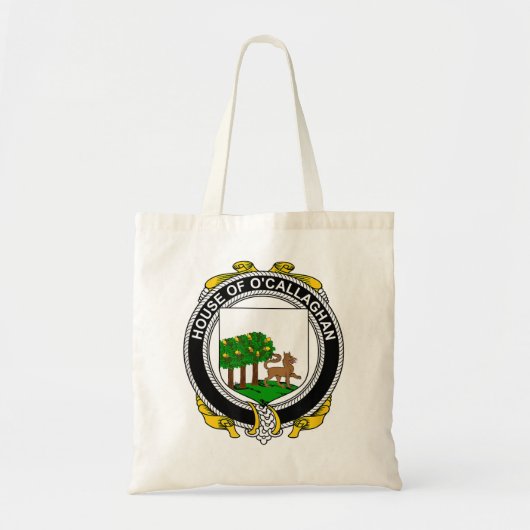 O'Callaghan-kledij van de wapengezinscrest Tote Bag (Voorkant)
