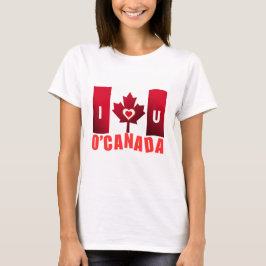 O'Canada, ik hou van je T-shirt