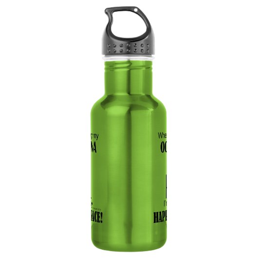 Ocarina Happy Place Waterfles (Achterkant)
