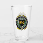 O'Carroll/Carroll Irish Shield Beer Glass Glas (Achterkant)