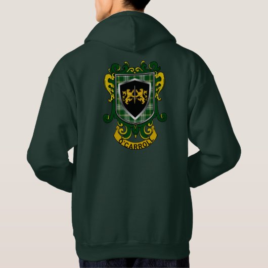 O'Carroll/Carroll Irish Shield Hoodie (Achterkant)