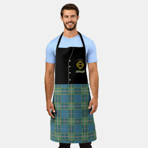 O'Carroll Irish Shield & Tartan Gepersonaliseerde  Schort
